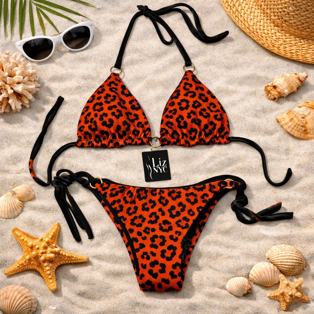 Two-Piece Animal Print Bikini